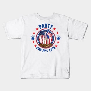 Party like it's 1776 - Hamilton Musical Kids T-Shirt